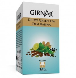 Girnar Detox Green Tea Desi Kahwa  Box  36 pcs